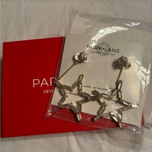 Park Lane Silver Star Earrings NIB